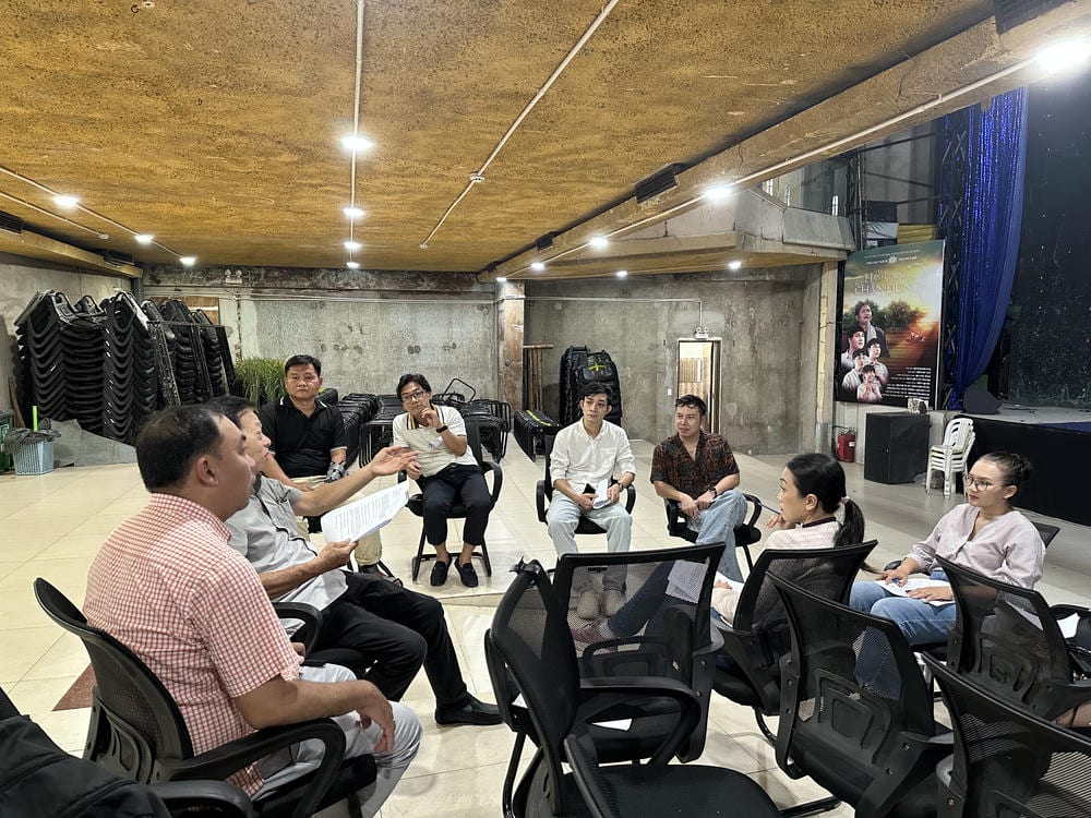 Hình ảnh hậu trường
